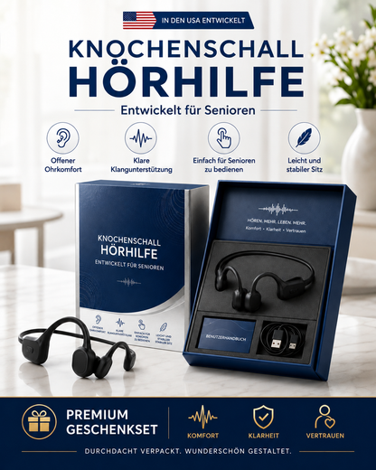 👂 Erwecke dein Gehör neu💖 Fortschrittliche Knochenleitungs-Smart-Hörkopfhörer Pryxo™ X7