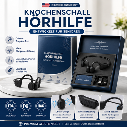 👂 Erwecke dein Gehör neu💖 Fortschrittliche Knochenleitungs-Smart-Hörkopfhörer Pryxo™ X7